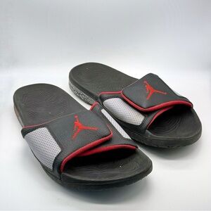 jordan retro sandals black
